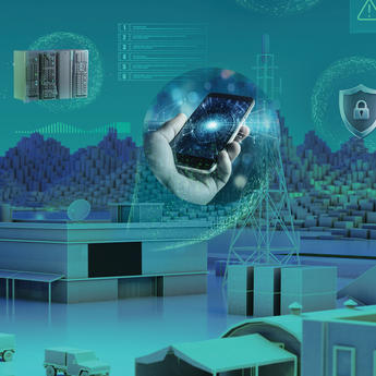 Image of the connection through a secure access