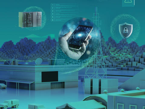 Image of the connection through a secure access