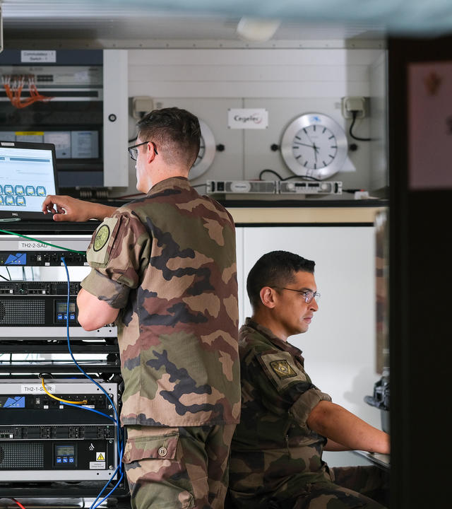 Tactical SOC in use by french forces