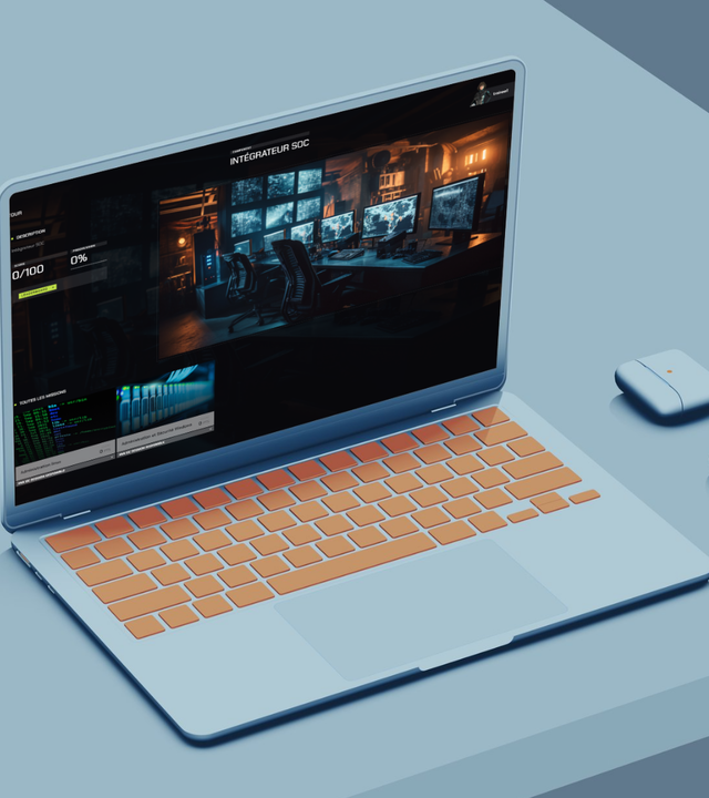CyberRange Gaming Mockup 2