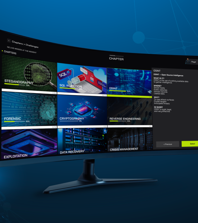 Immersive training Immersive training with the Infinity module